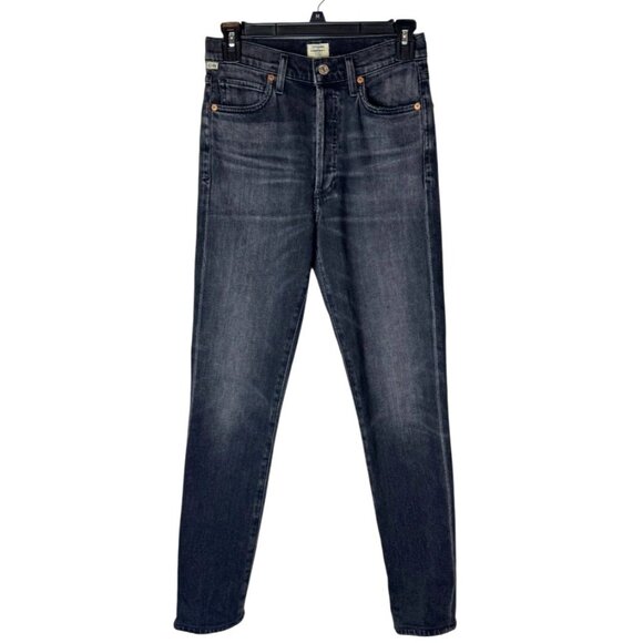 Citizens Of Humanity Jeans Women 25 Washed Black Olivia High Rise Slim Ankle - Picture 2 of 12